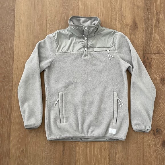 Evo Fleece Jacket Women Small Gray Ballard Polartec Pockets Mock Neck Midlayer - Picture 4 of 14